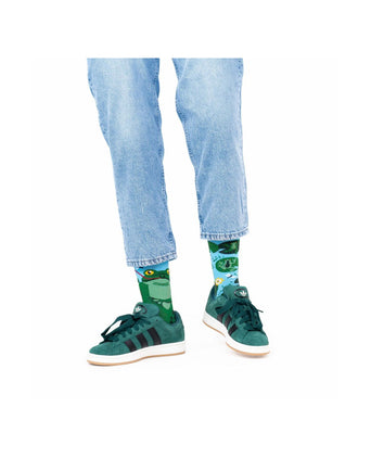 Herrensocken aus Baumwollmischgewebe mit Print | Design