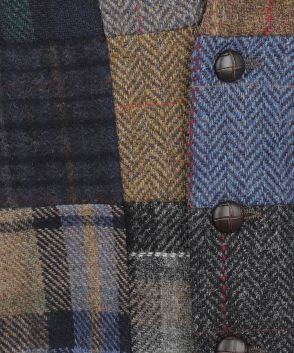 Patchwork Gilet | Multi Patch