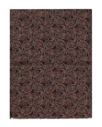 Dunne wollen sjaal | Blauw