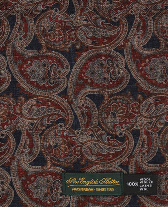 Dunne wollen sjaal | Blauw