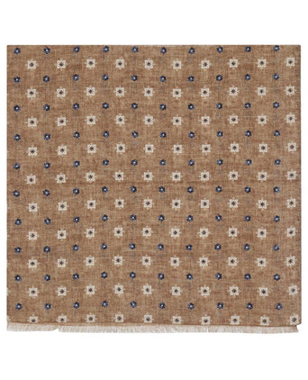 Dünner Wollschal | Braun