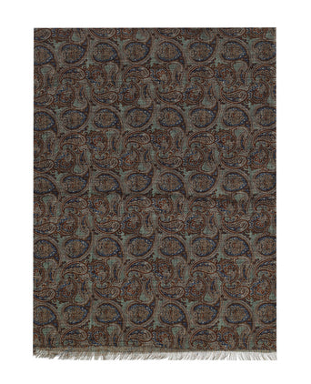 Dunne wollen sjaal | Groen