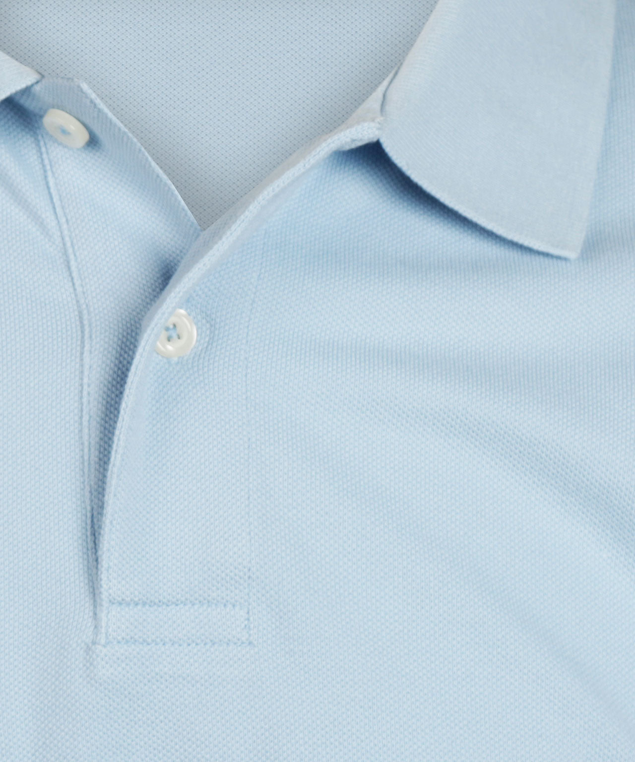 Kurzärmeliges Piqué-Poloshirt | Blau