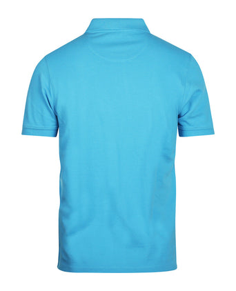 Polo piqué korte mouw | Blauw