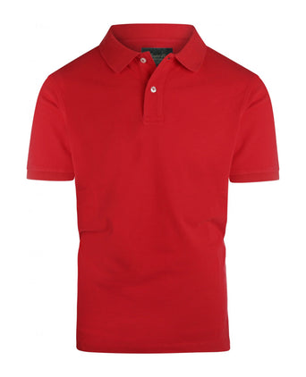 Polo piqué korte mouw | Rood