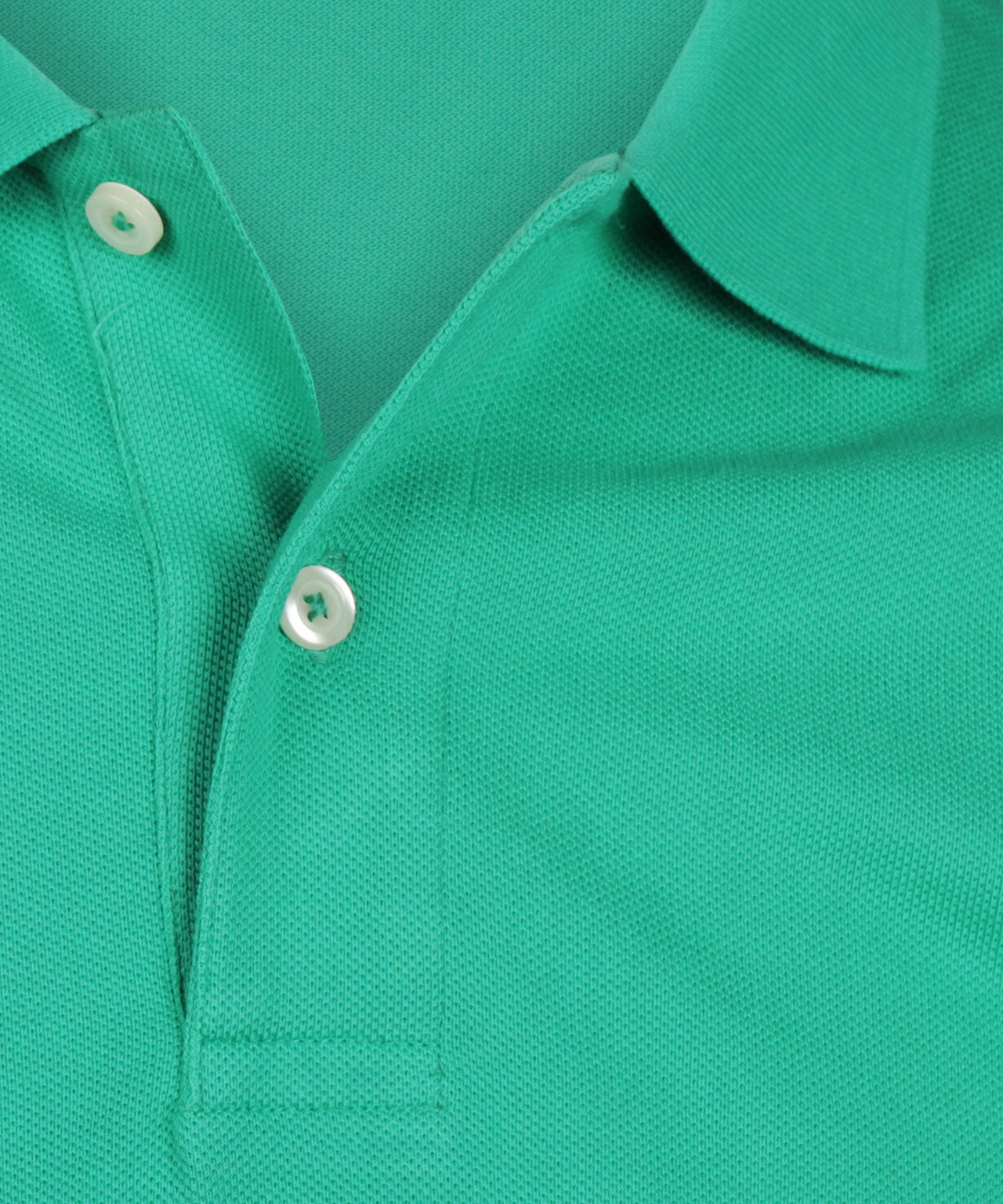Kurzärmeliges Piqué-Poloshirt | Grün
