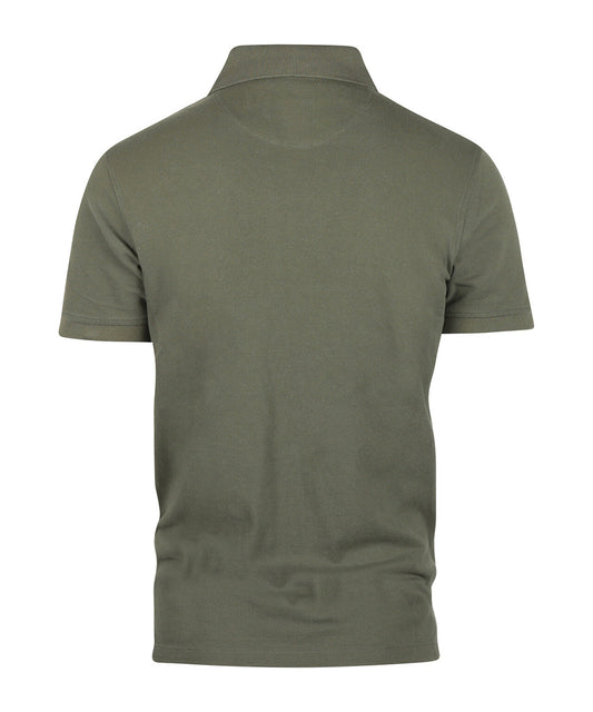 Kurzärmeliges Piqué-Poloshirt | Grün