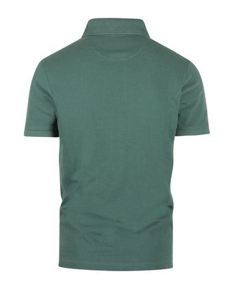Kurzärmeliges Piqué-Poloshirt | Grün