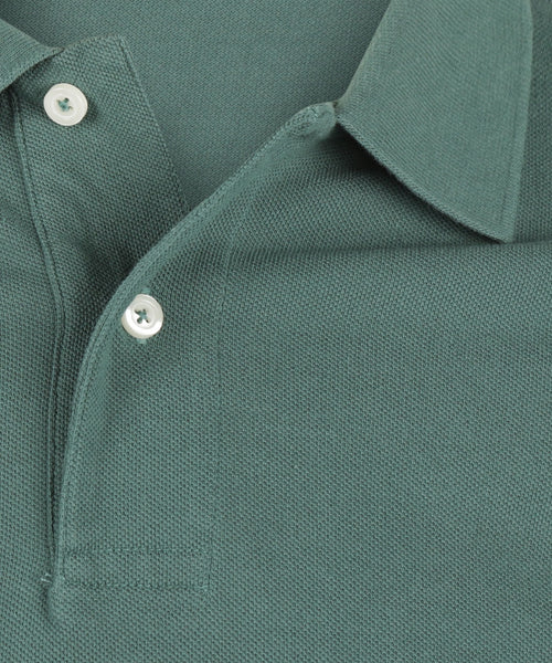 Polo piqué korte mouw | Groen
