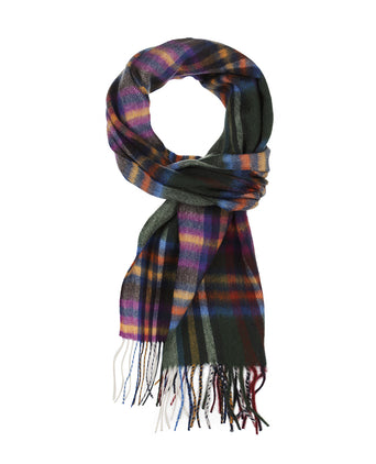 Schal aus Wolle und Kaschmir, 30 x 190 cm | Grau