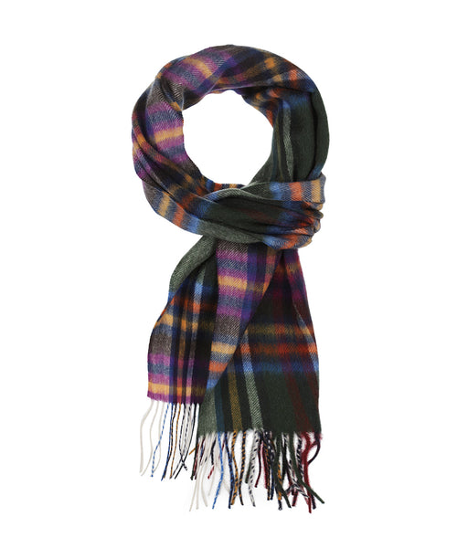 Schal aus Wolle und Kaschmir, 30 x 190 cm | Grau