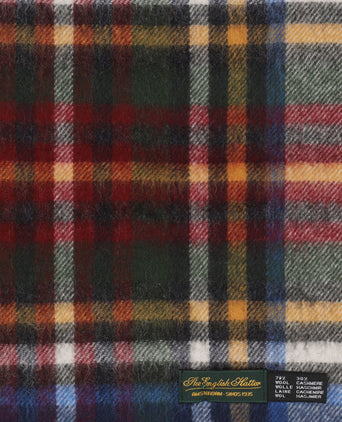 Schal aus Wolle und Kaschmir, 30 x 190 cm | Blau