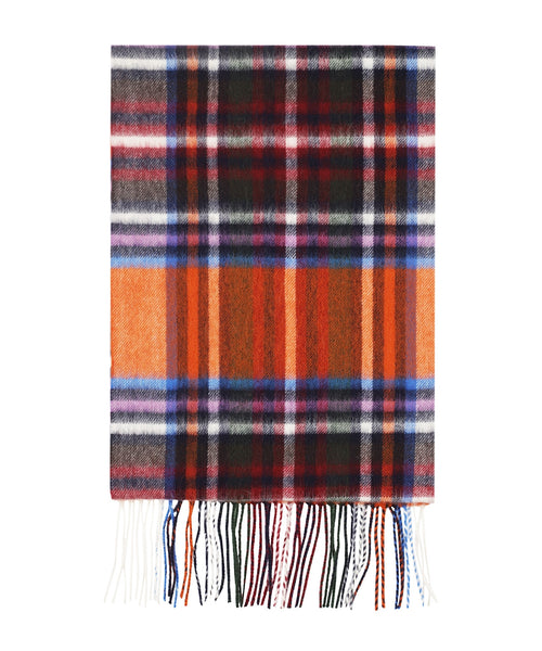 Schal aus Wolle und Kaschmir, 30 x 190 cm | Orange