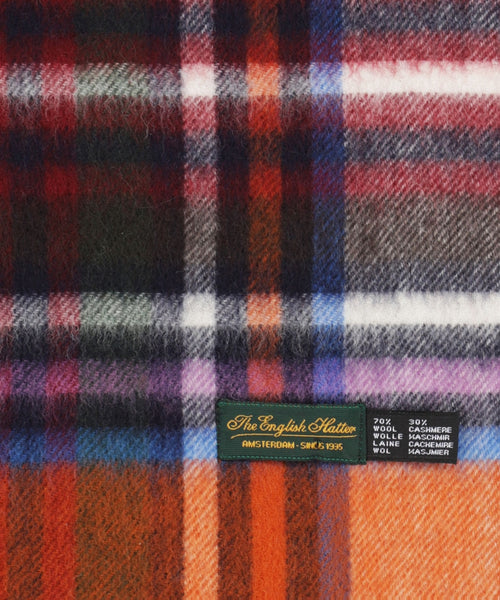 Schal aus Wolle und Kaschmir, 30 x 190 cm | Orange