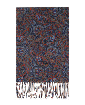 Sjaal Wol 180x30 | Blauw
