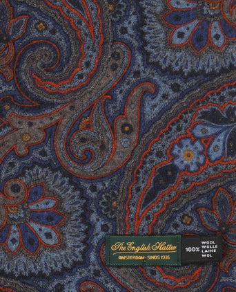 Sjaal Wol 180x30 | Blauw