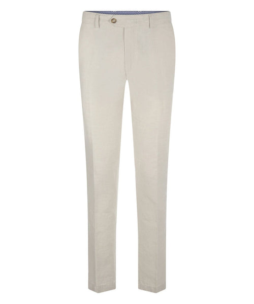 Chino Derby Linnen en Katoen | Bruin