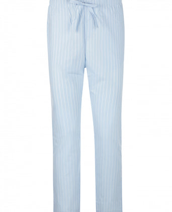 Pyjama set poplin katoen | Blauw