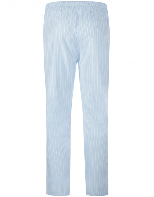 Pyjama set poplin katoen | Blauw