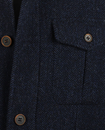 Tweed Jas Cooper | Blauw