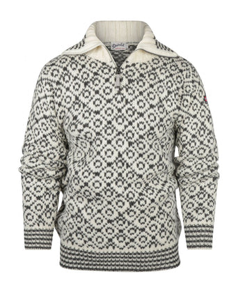 Trui Svalbard hoge rits | Wit