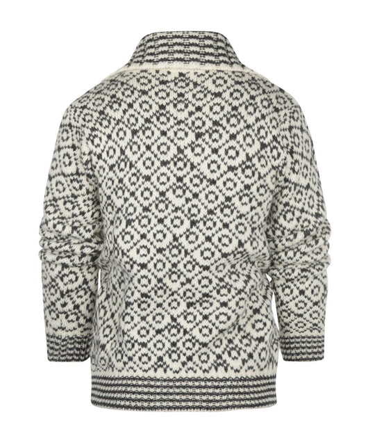 Sweater Svalbard high zip | White