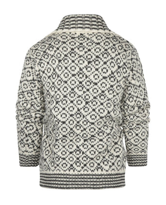 Trui Svalbard hoge rits | Wit