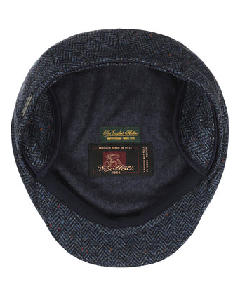Tweed Cap met Oorflappen | Blauw