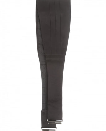 Zijden Cumberband | Zwart