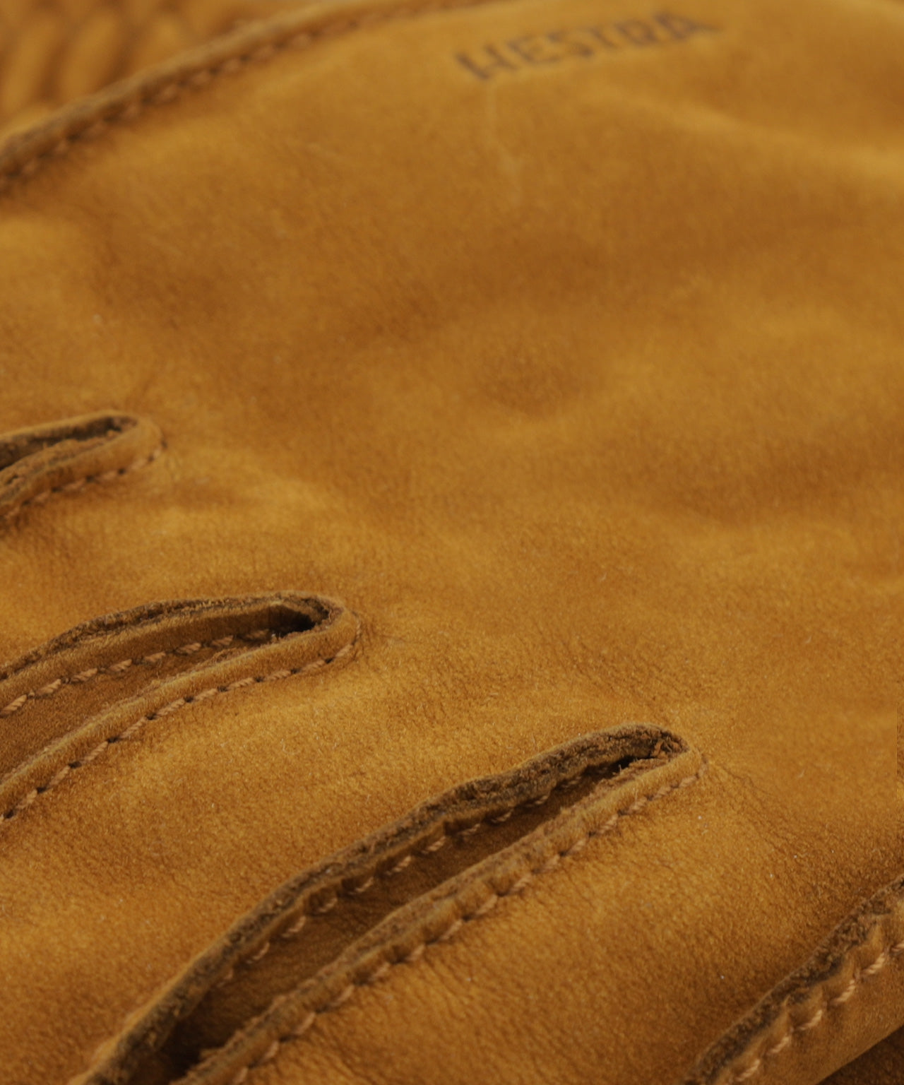 Handschuh aus weichem Nubukleder | Braun