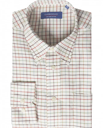 Overhemd brushed cotton | Bruin