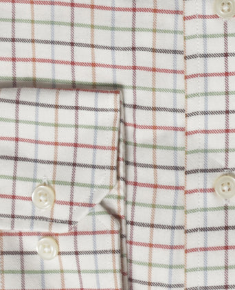 Overhemd brushed cotton | Bruin