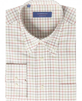 Hemd aus gebürsteter Baumwolle | Braun