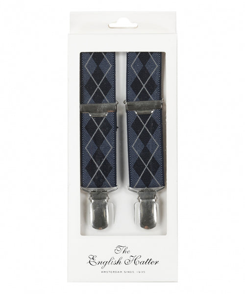 Smalle Bretels met clips | Blauw