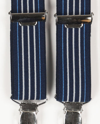 Smalle Bretels met clips | Blauw