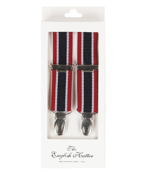 Smalle Bretels met clips | Rood