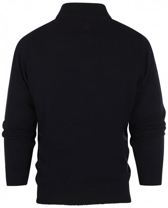 Pullover rits | Navy Blauw