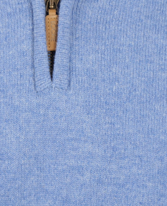 Pullover rits | Blauw