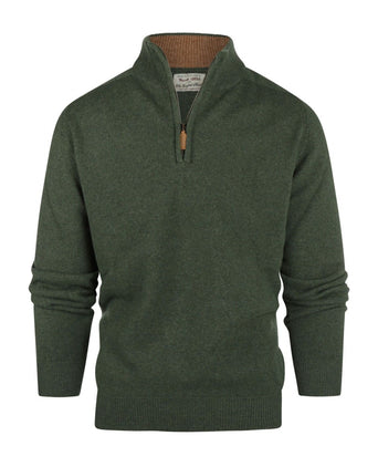 Pullover rits | Groen