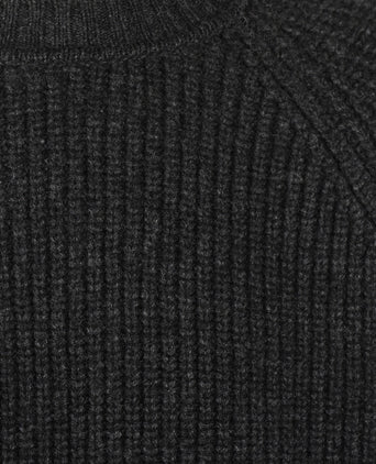 William Lockie Trui Joss Earl Ronde Hals | Charcoal