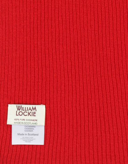 WL Cashmere Rib Sjaal | Rood