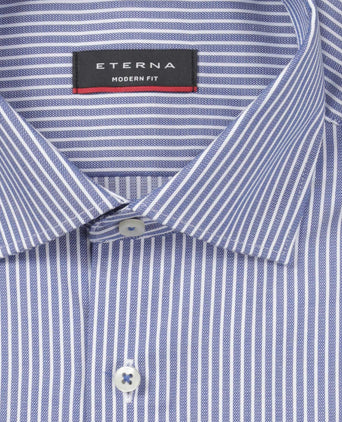 Overhemd gestreept | Blauw