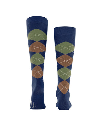 Manchester Herren-Kniestrümpfe | Blau