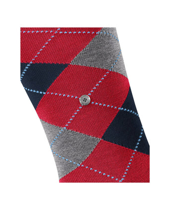 Manchester heren kniekousen | Rood