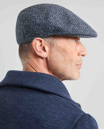 Tweed Cap Voorgevormd | Blauw