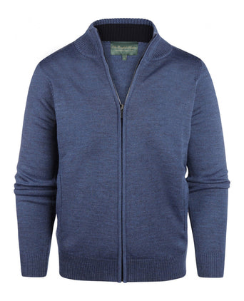 Merino Ritsvest | Blauw