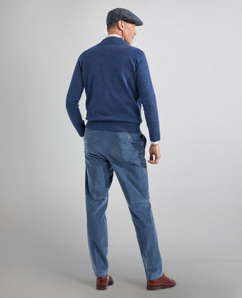 Merino Ritsvest | Blauw