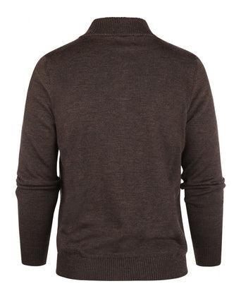 Merino Ritsvest | Bruin