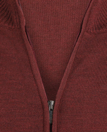 Merino Ritsvest | Rood
