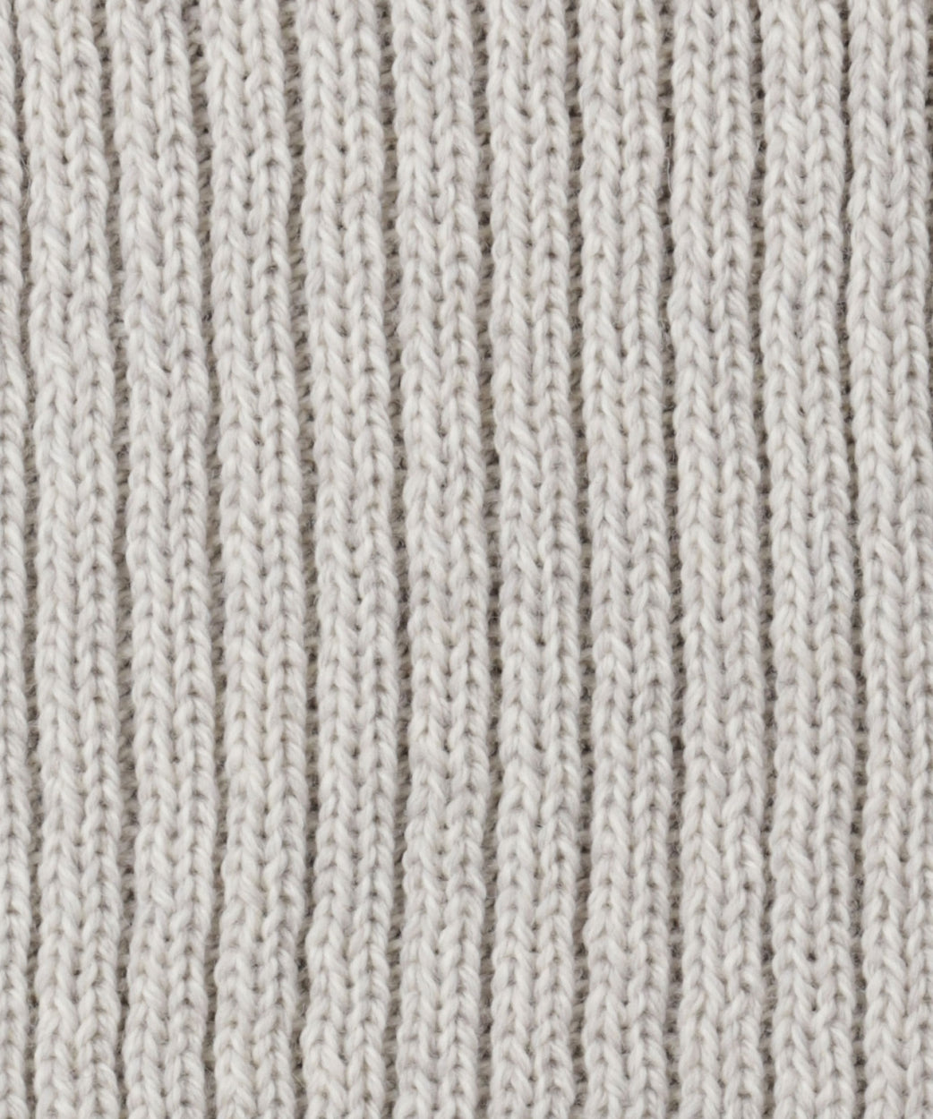Ribbed merino scarf | Grey